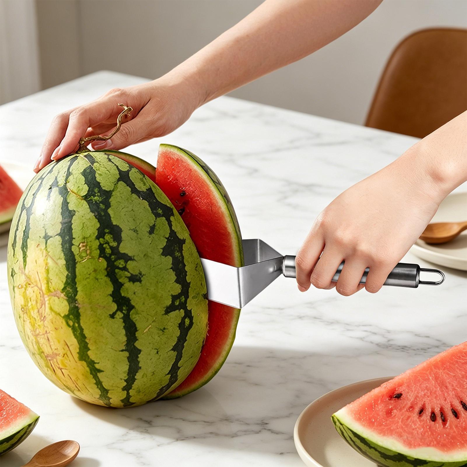 Watermelon Slicer Cutter - Pemotong Semangka Stainless Steel, Pisau Semangka