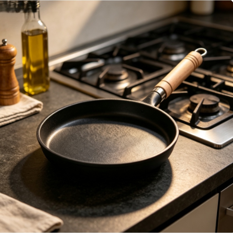 Cast Iron Skillet - Wajan Besi Cor Tanpa Lapisan 26cm,