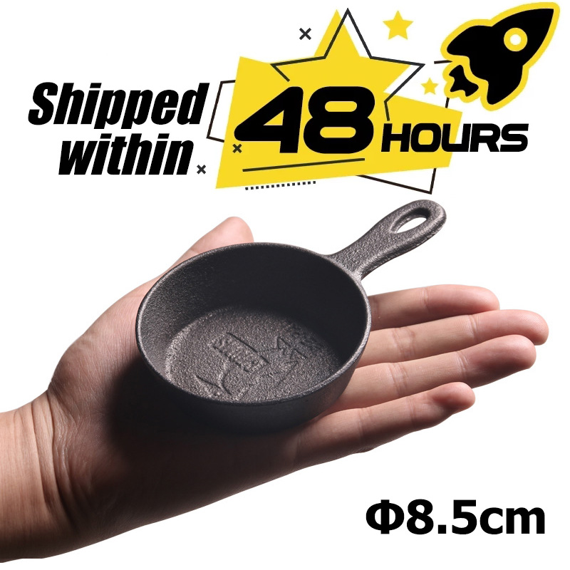 Cast Iron Skillet - Wajan penggorengan telur Mini anti lengket,