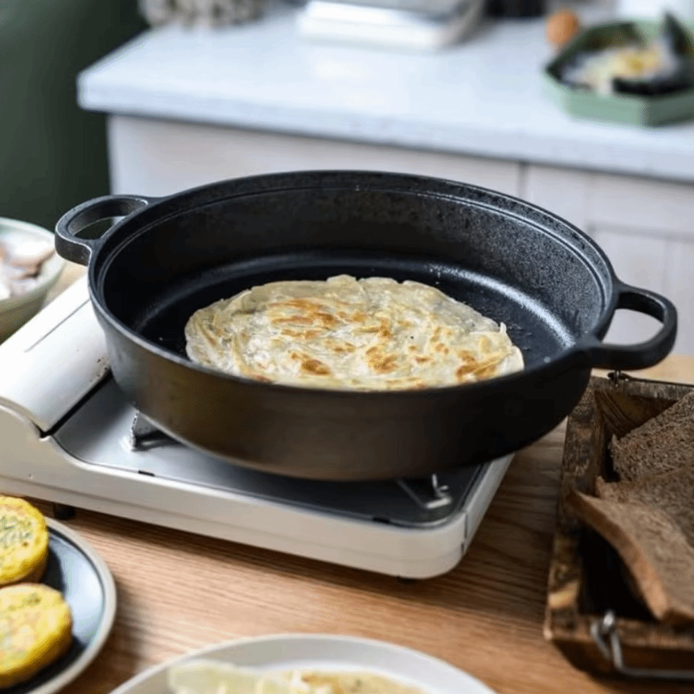 Cast Iron Skillet - Wajan Besi Cor Anti Lengket Tahan