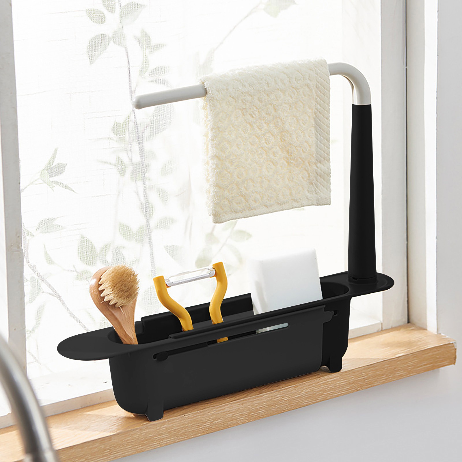 Kitchen Gadgets Everyone Needs - Elescopic rak pengering wastafel, penyusun dapur,
