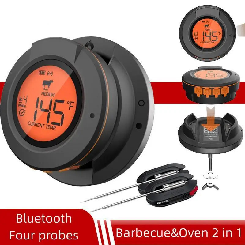 Kitchen Gadgets Under 500 - Termometer Digital Sensor Bluetooth, alat aksesori
