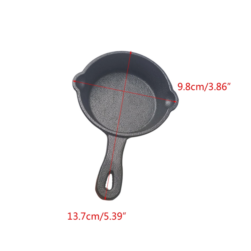 Cast Iron Skillet - Panci Penggorengan Kecil 8.5Cm, Panci Steak