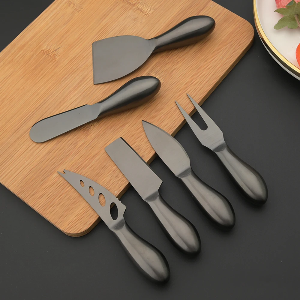Kitchen Gadgets Vintage - 6 buah sendok garpu Matte hitam