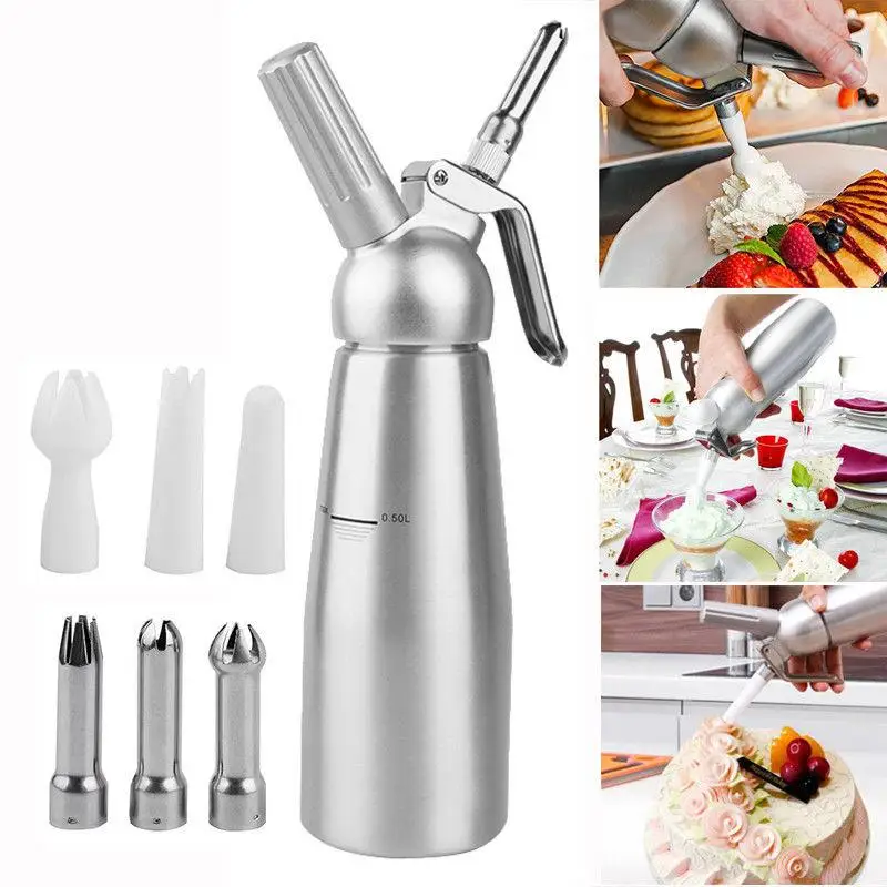 Kitchen Gadgets Under 500 - Pistol krim kocok aluminium murni 500/1000ml,