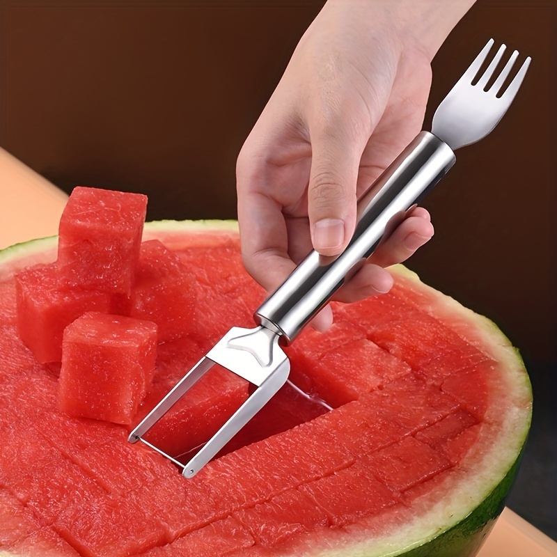 Watermelon Slicer Cutter - Pemotong Semangka dari Baja Anti Karat,