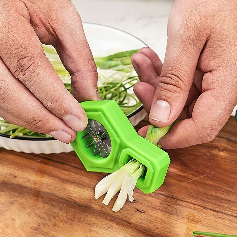 Kitchen Gadgets Drawing - Alat Dapur Pemotong Daun Bawang Stainless