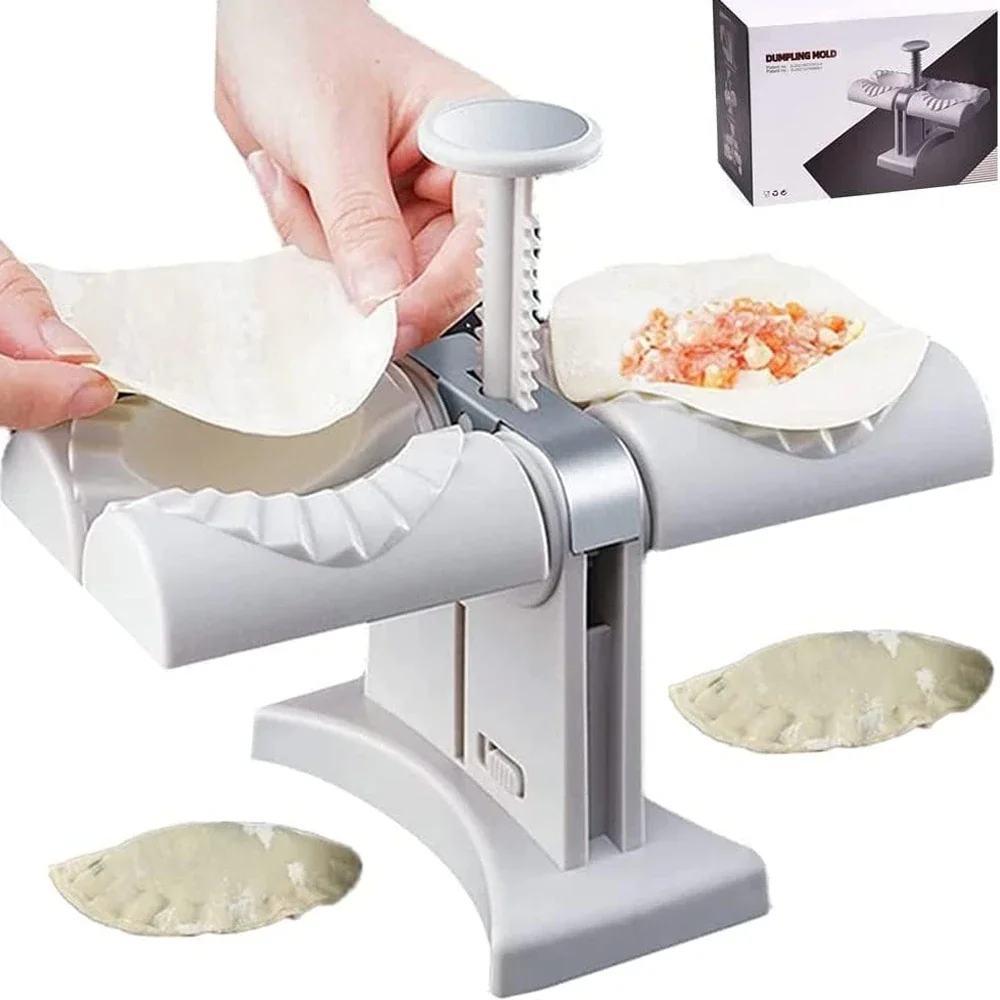Kitchen Gadgets Dumpling Maker - Pembuat pangsit otomatis, mesin cetakan rumah