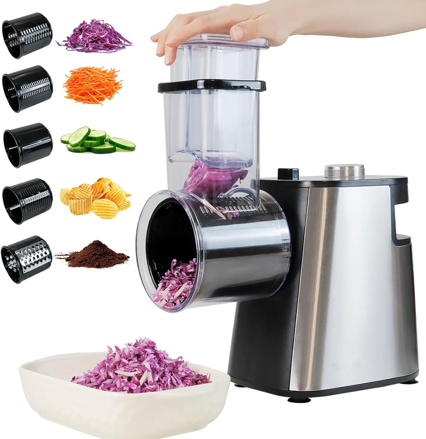 Kitchen Gadgets Electric - Pemotong Makanan Parutan Keju Alat Dapur