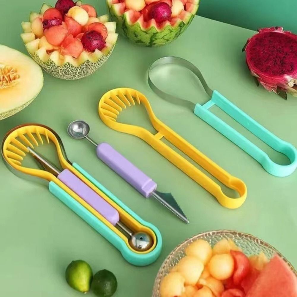 Watermelon Slicer Cutter - 3 in 1 Alat Pengambil Biji