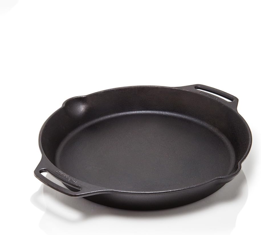 Cast Iron Skillet - Wajan Besi Cor 14-Inci yang Sudah