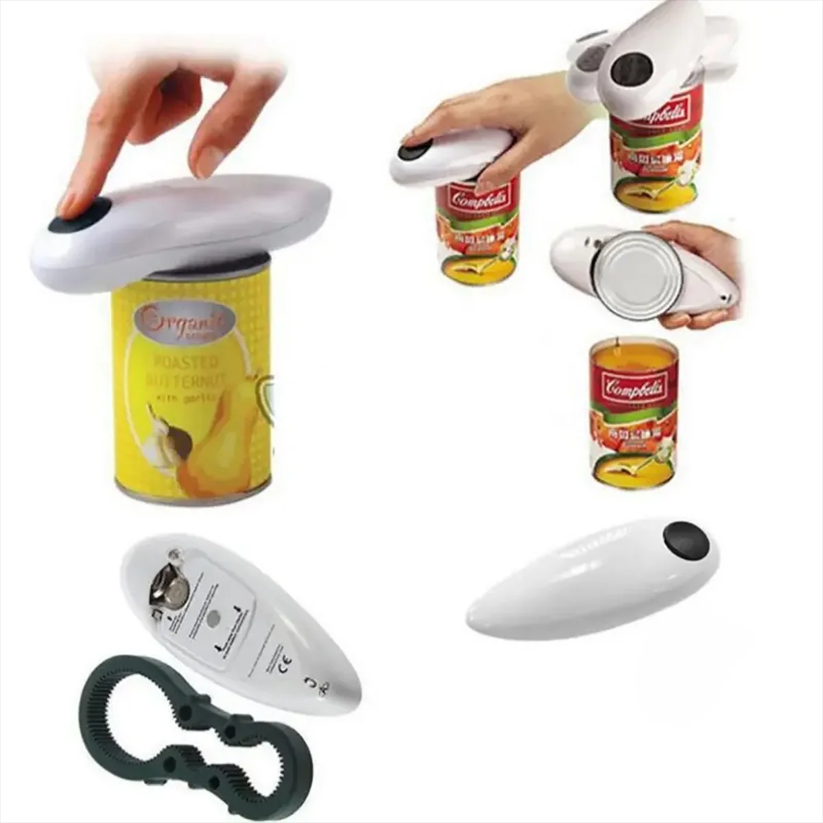 Kitchen Gadgets Electric - Pembuka Kaleng Otomatis Elektrik Mesin Pembuka