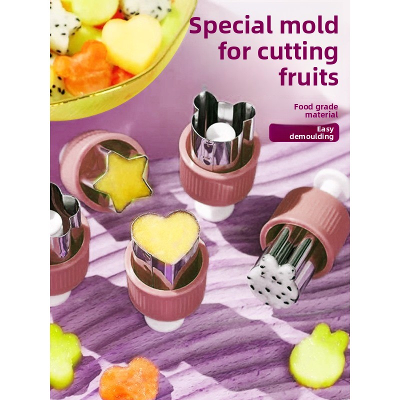 Watermelon Slicer Cutter - Cetakan emboss buah, cetakan sayuran wortel