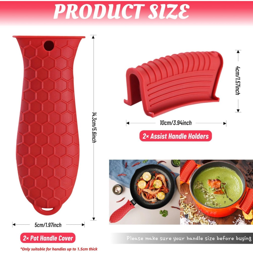 Penutup Gagang Panci Silikon T - Cast Iron Skillet ulasan dan harga