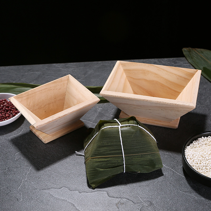 Wooden Zongzi Mold Dragon Boat - Kitchen Gadgets Dumpling Maker ulasan dan harga