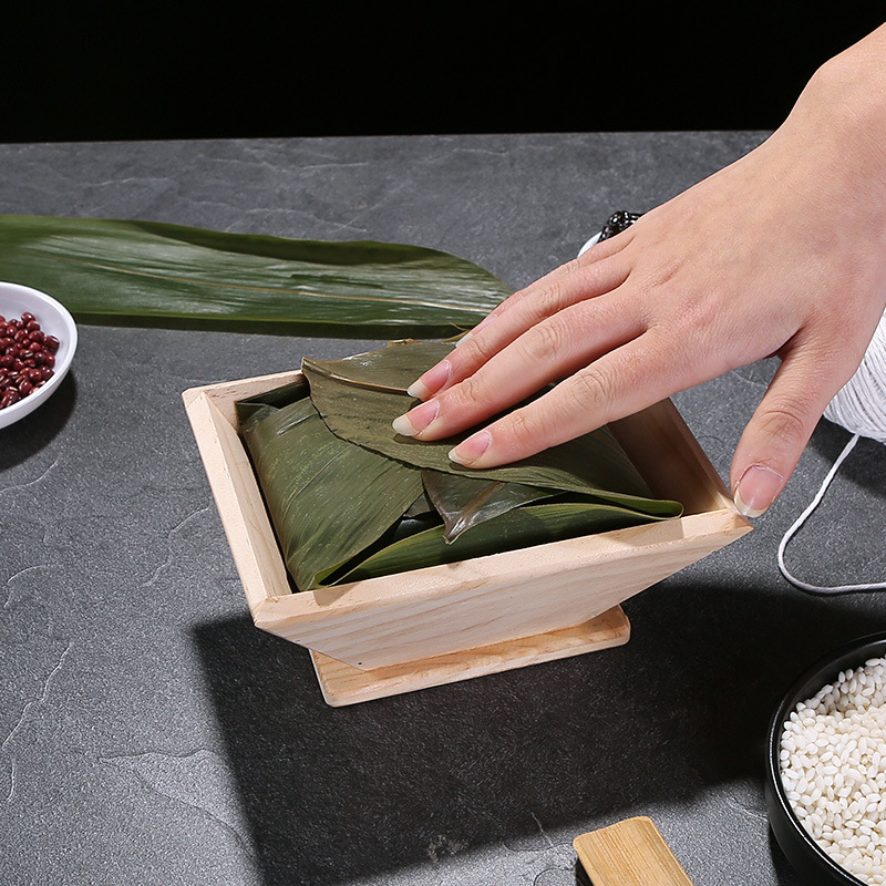 Wooden Zongzi Mold Dragon Boat - Kitchen Gadgets Dumpling Maker ulasan dan harga
