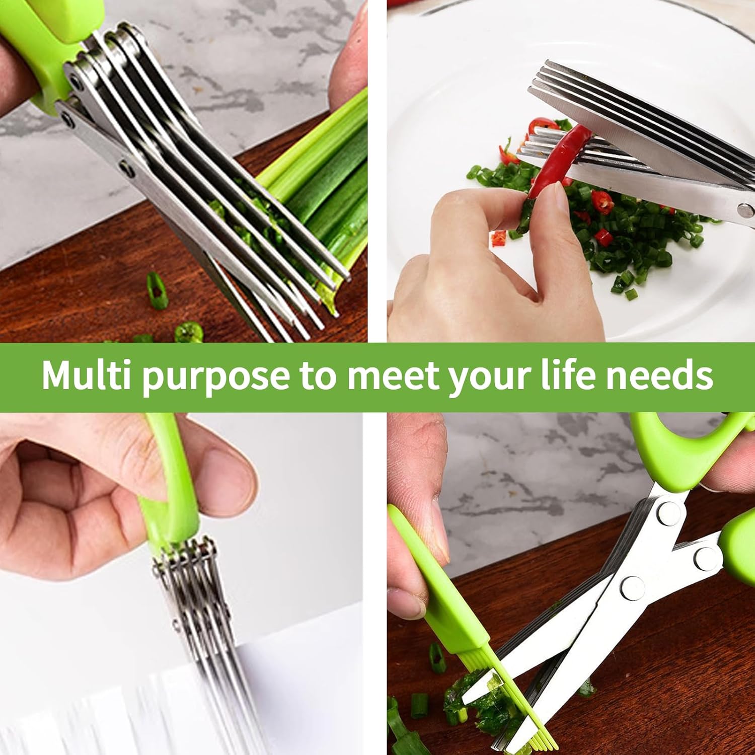 1 Buah Gunting Dapur Multifung - Kitchen Gadgets For Arthritic Hands ulasan dan harga