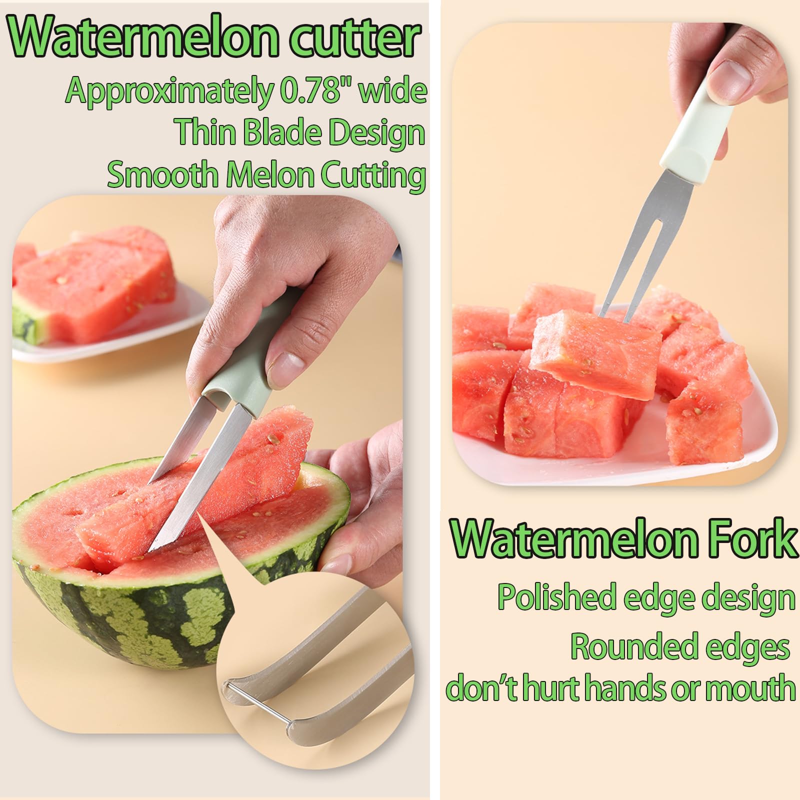 Pisau Pemotong Semangka 3 in 1 - Watermelon Slicer Cutter ulasan dan harga
