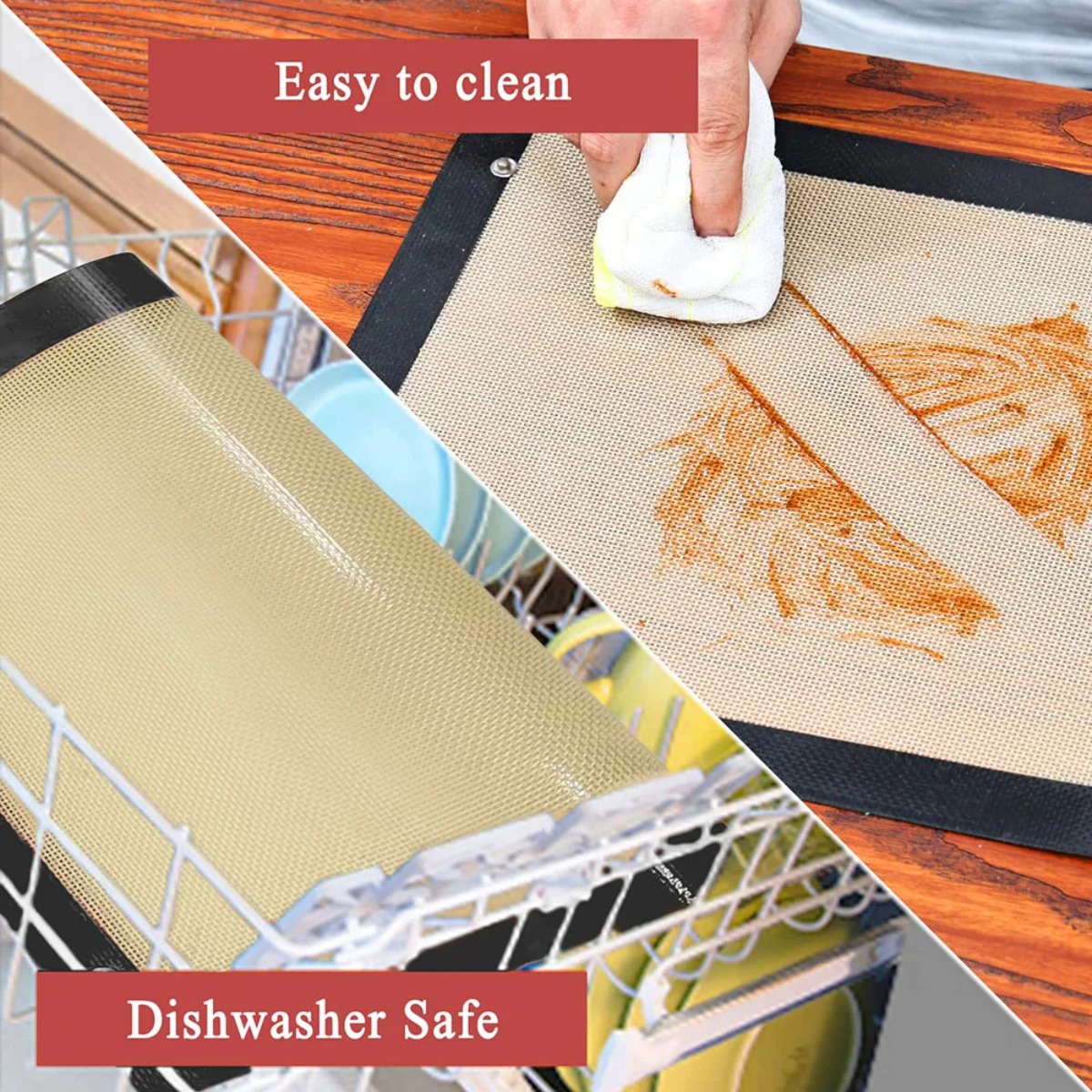 Alas Panggang Silikon dengan K - Silicone Baking Mat ulasan dan harga