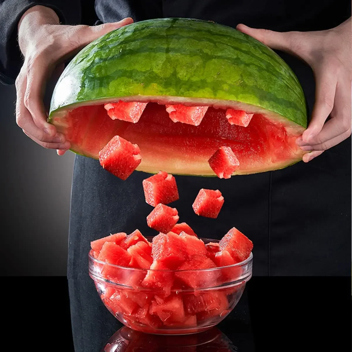 304 baja tahan karat pisau sem - Watermelon Slicer Cutter ulasan dan harga