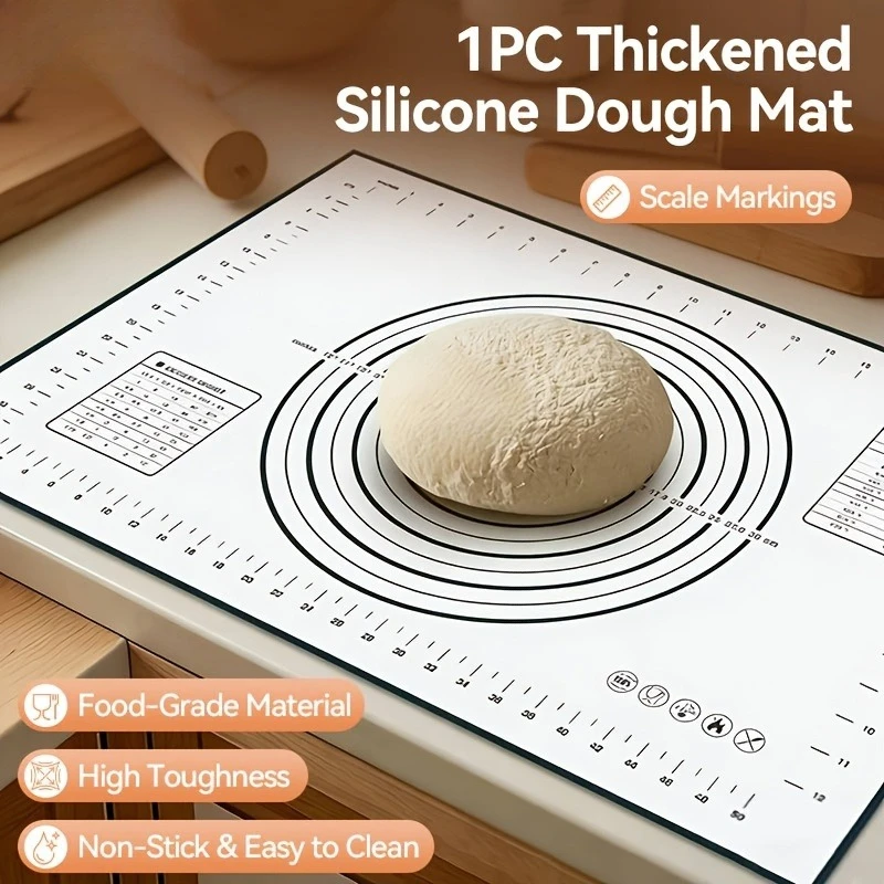 yesThickened Dough Rolling Mat - Silicone Baking Mat ulasan dan harga