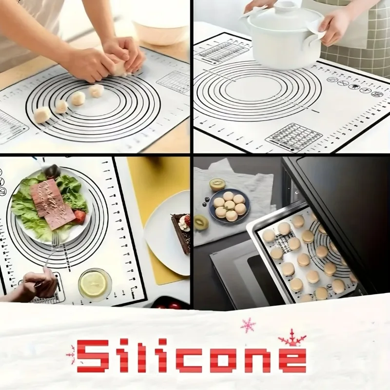 yesThickened Dough Rolling Mat - Silicone Baking Mat ulasan dan harga