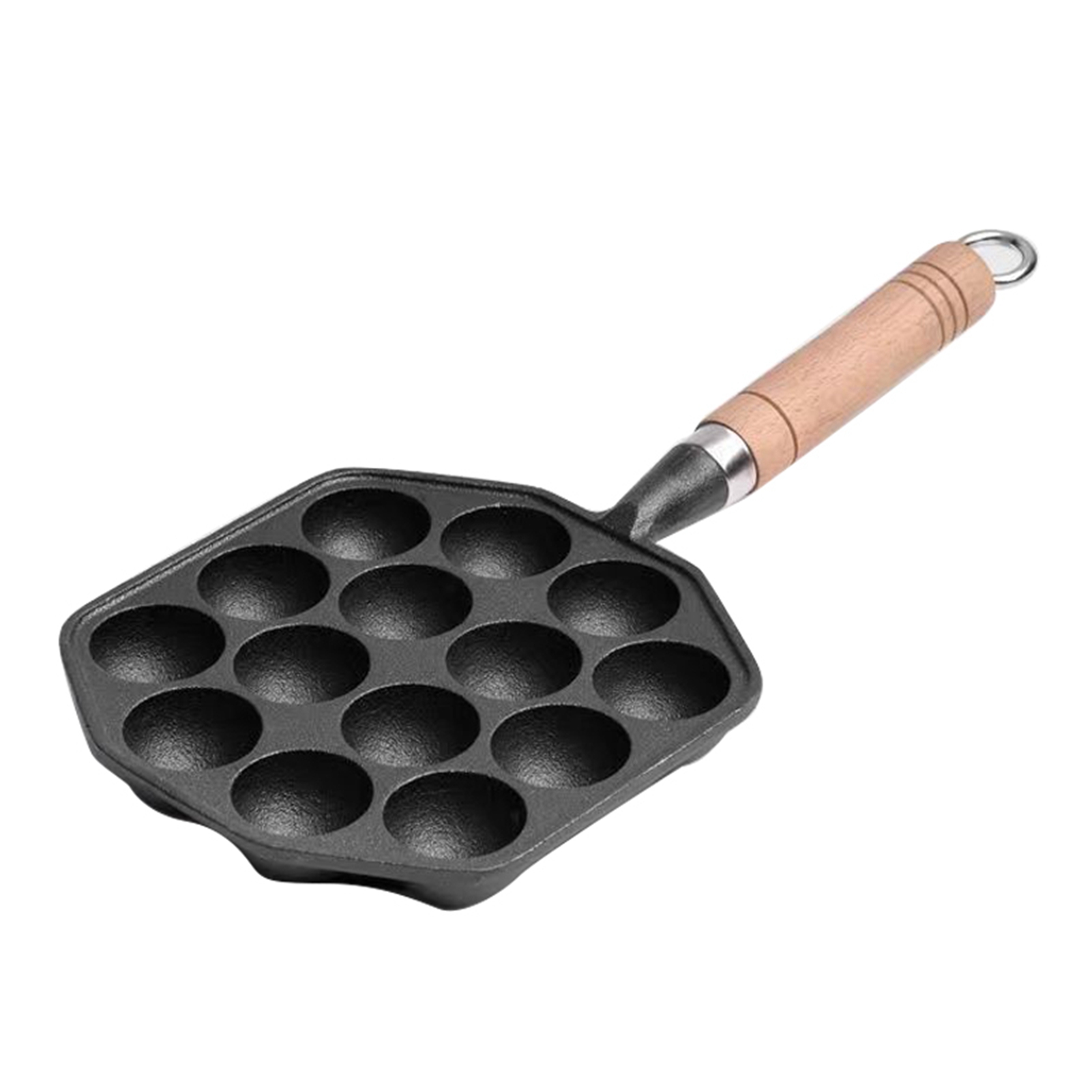 Panci Takoyaki 14 lubang besi  - Cast Iron Skillet ulasan dan harga