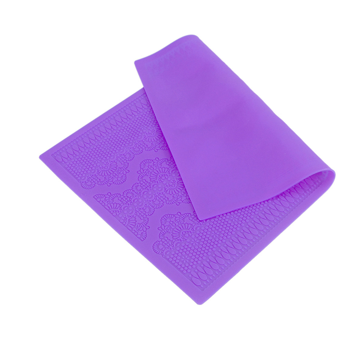 1 buah cetakan fondant renda k - Silicone Baking Mat ulasan dan harga