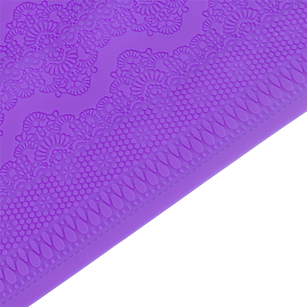 1 buah cetakan fondant renda k - Silicone Baking Mat ulasan dan harga