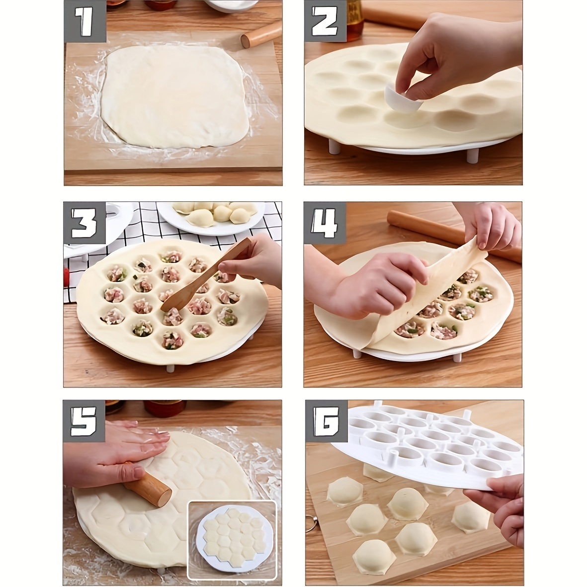 1 buah cetakan pangsit Cina Se - Kitchen Gadgets Dumpling Maker ulasan dan harga