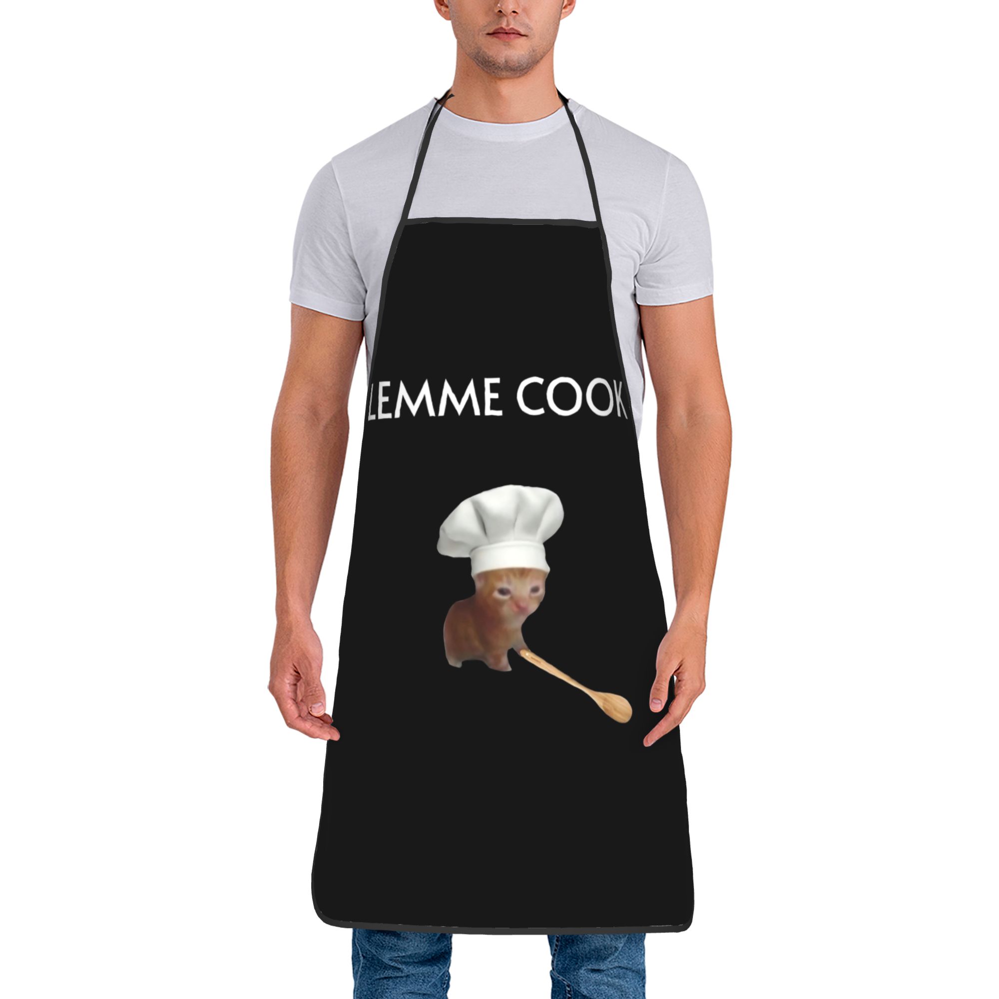 Chef Cat Kitten Meme Lemme Coo - Kitchen Gadgets Trending ulasan dan harga