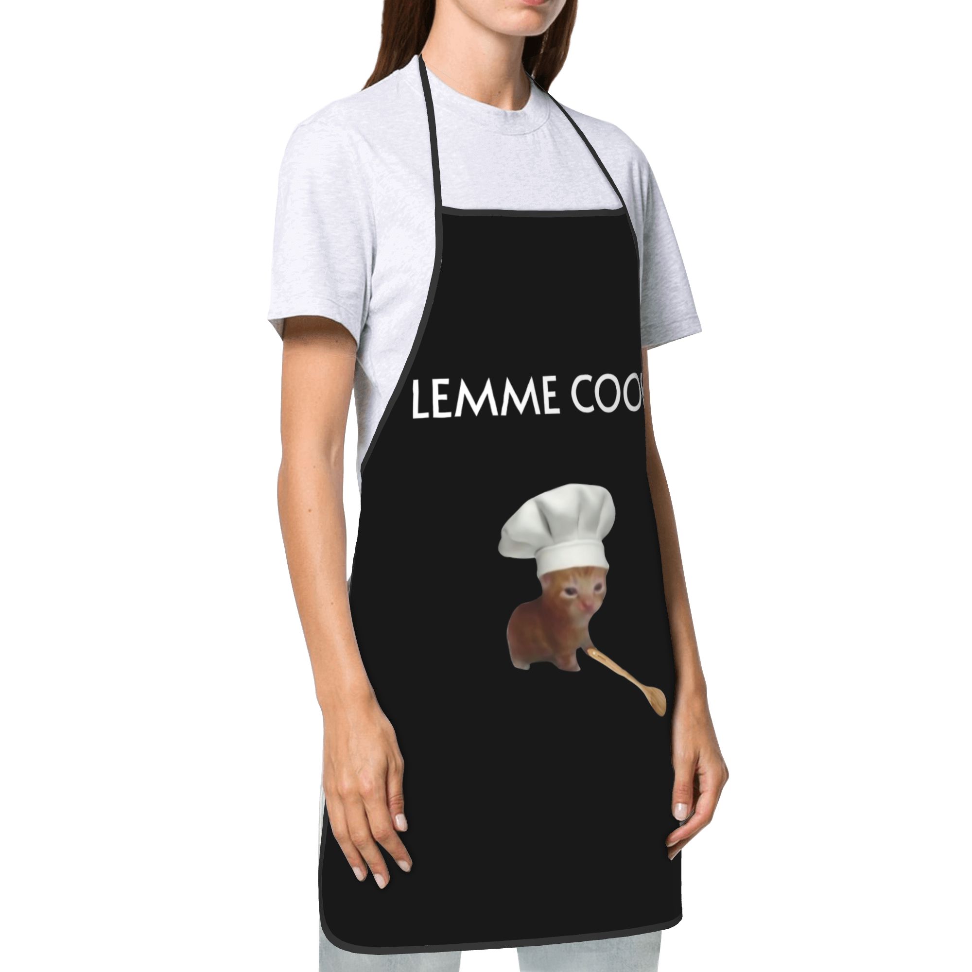 Chef Cat Kitten Meme Lemme Coo - Kitchen Gadgets Trending ulasan dan harga