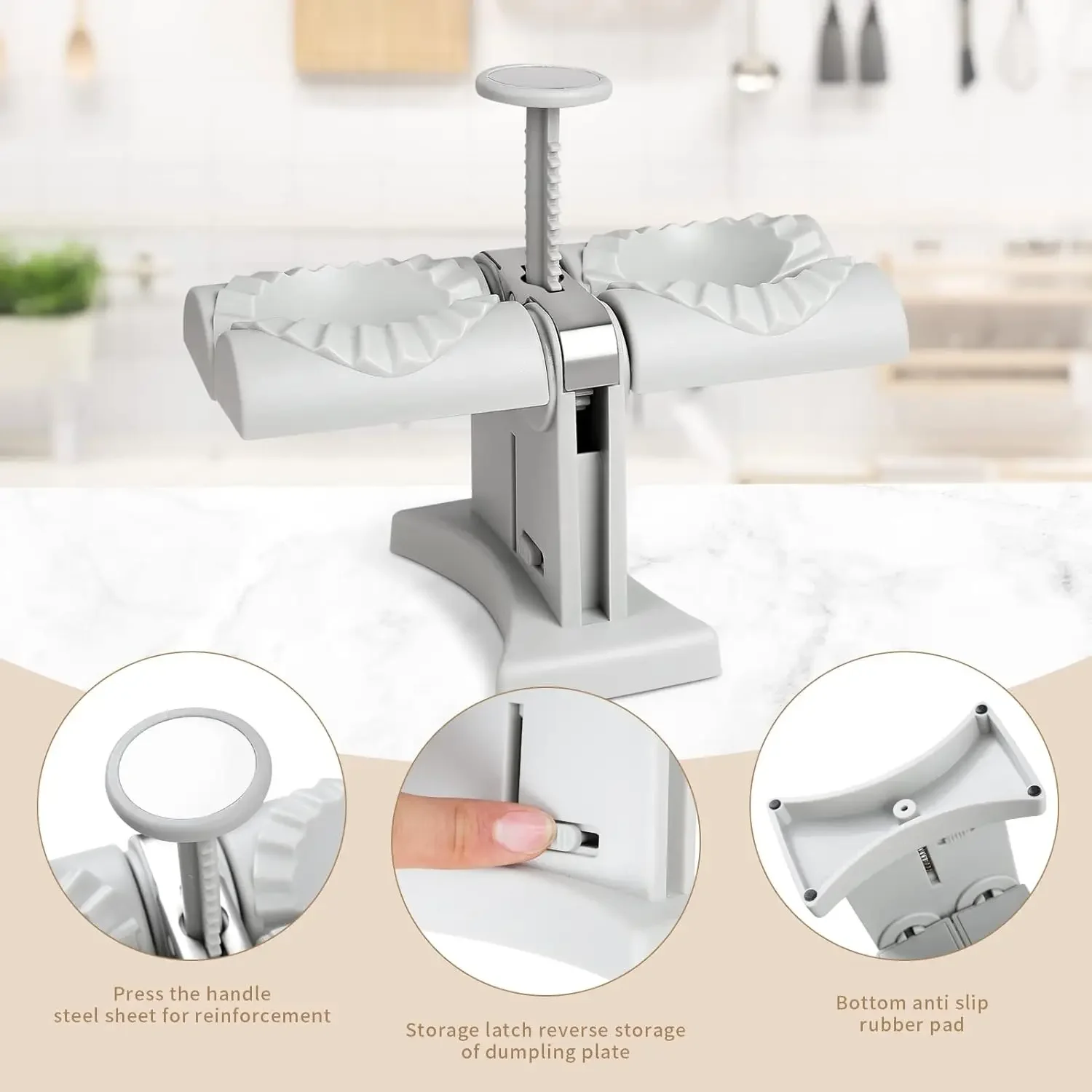 Pembuat pangsit otomatis, mesi - Kitchen Gadgets Dumpling Maker ulasan dan harga