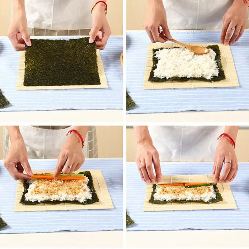 DIY bambu pembuat Sushi tikar  - Kitchen Gadgets Everyone Needs ulasan dan harga