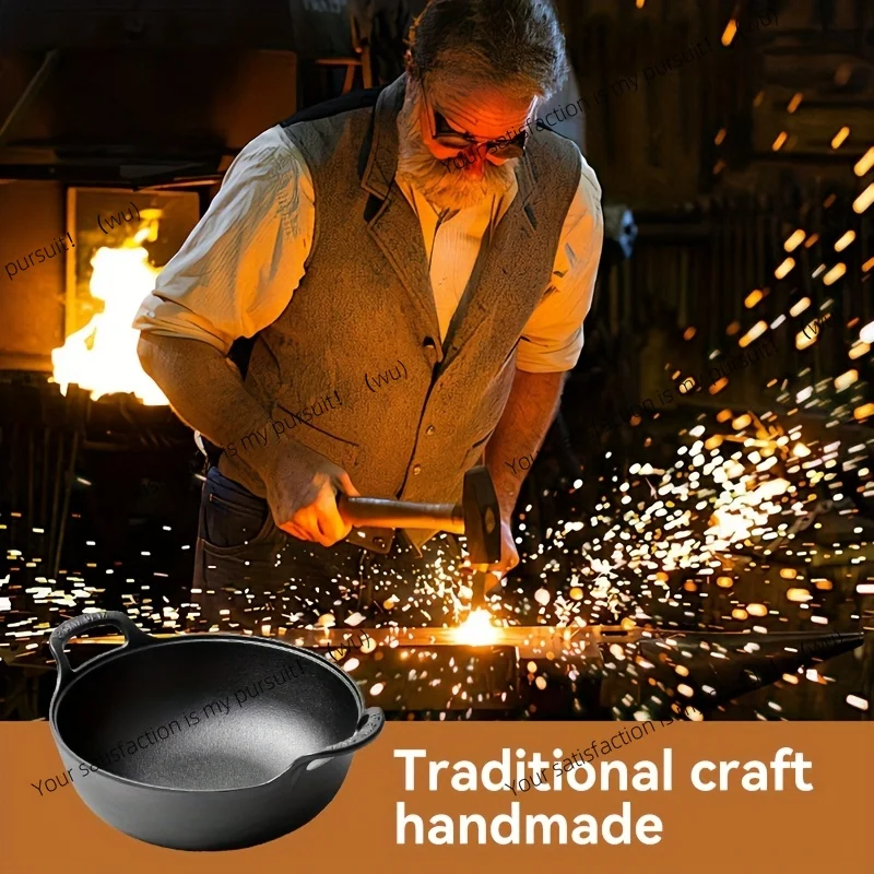 Wajan Besi Cor Mini, Pegangan  - Cast Iron Skillet ulasan dan harga
