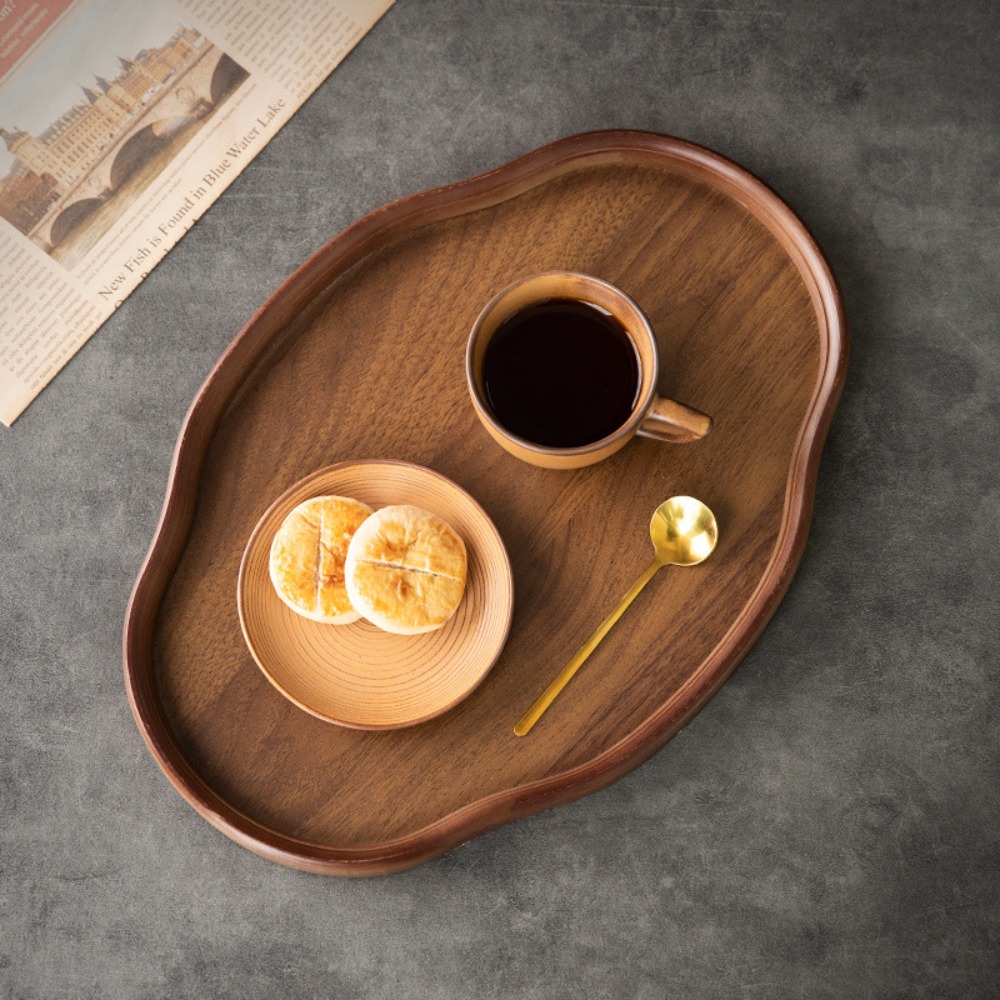 Nampan Sajian Dekoratif Bambu  - Kitchen Gadgets Vintage ulasan dan harga