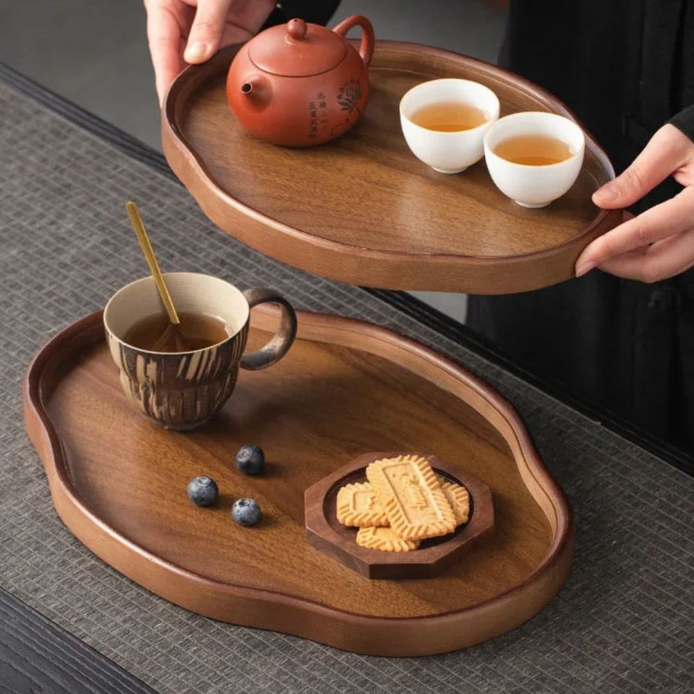 Nampan Sajian Dekoratif Bambu  - Kitchen Gadgets Vintage ulasan dan harga