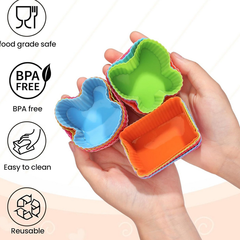 8 Buah Pembagi Kotak Makan Sia - Silicone Baking Mat ulasan dan harga